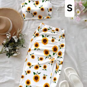 Conjunto de 2 piezas de Girasoles