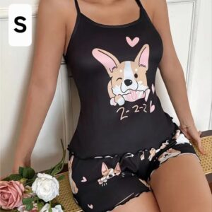 Pijama de 2 piezas de perrito.