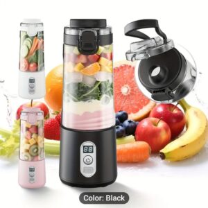 Batidora portátil de 400ml + Vaso adicional.