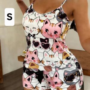 Set de 2 piezas de pijama de gaticos
